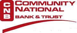 Community national bank and trust - Zelle® makes sending money to friends, family and others you trust – fast, safe and easy. Learn More. Card Management. Your card, your terms. Card Management allows you to turn your CNB debit card "on" or "off" anytime. ... Community National Bank would like to personalize your banking experience. Please enter your first name below.